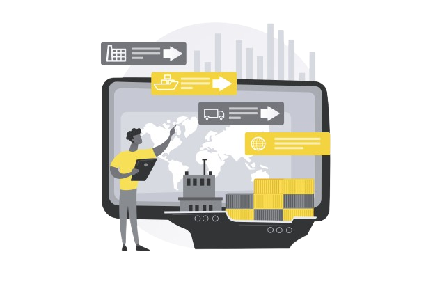 Logistics illustration
